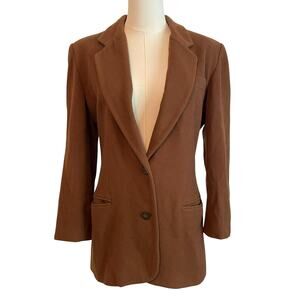 Vintage Banana Republic Blazer Womens 4 Wool Safari Travel Italy 90s Jacket